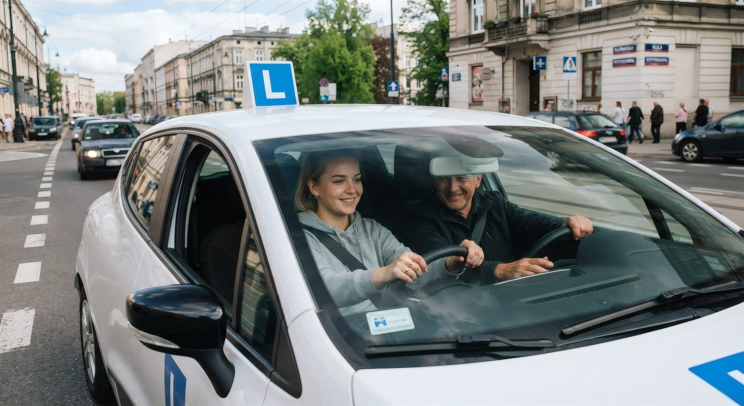 Strona główna inspiracji Prosta Droga dla branży szkoła jazdy w mieście Łódź. Nowoczesna strona dla szkoły jazdy: czytelny układ, terminy kursów, teoria online i spokojne prowadzenie kursanta krok po kroku.